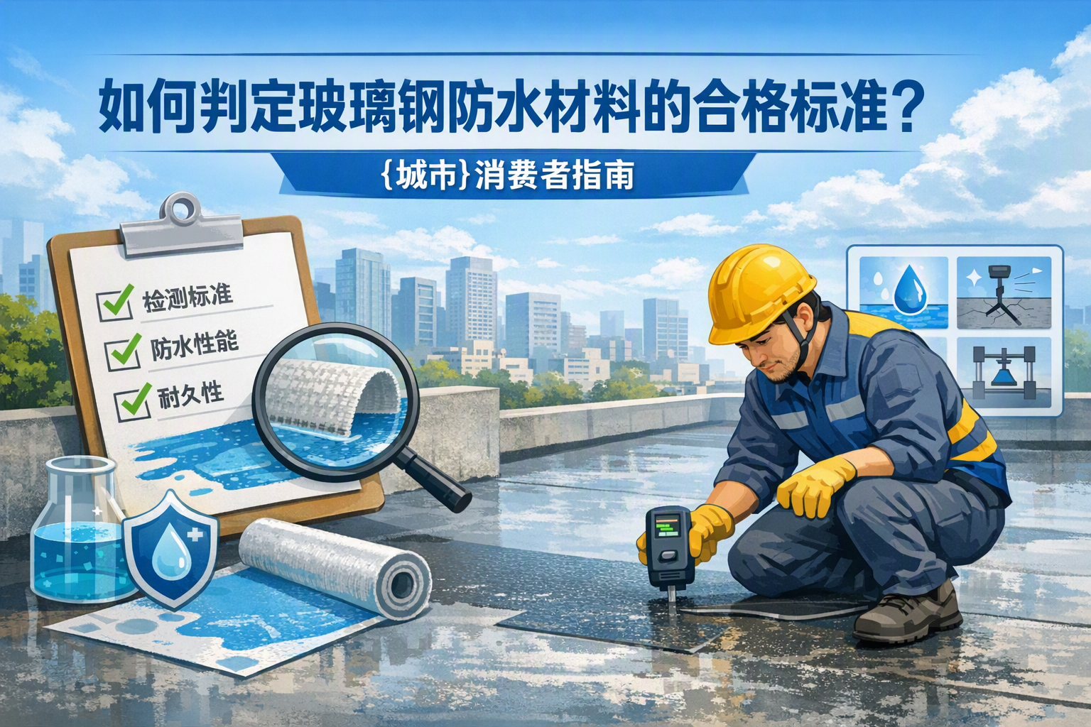 如何判定玻璃钢防水材料的合格标准? 德宏 消费者指南